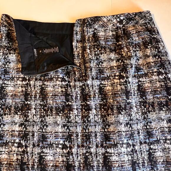 J. Crew Tweed Skirt Size 10 - Picture 3 of 5